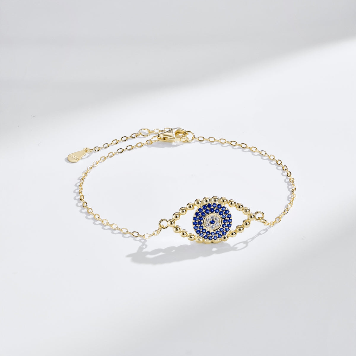 MALENA Devil's Eye 18K Gold Plated Bracelet