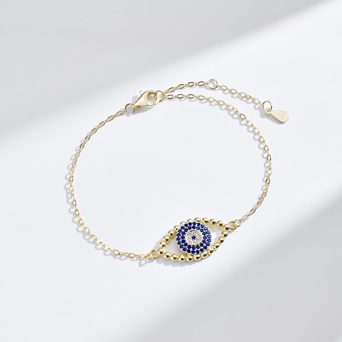 MALENA Devil's Eye 18K Gold Plated Bracelet